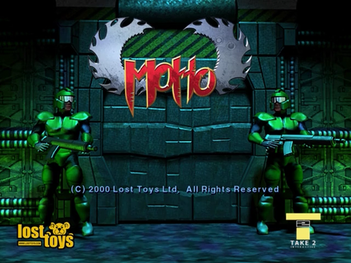 Moho title screen for Sega Dreamcast